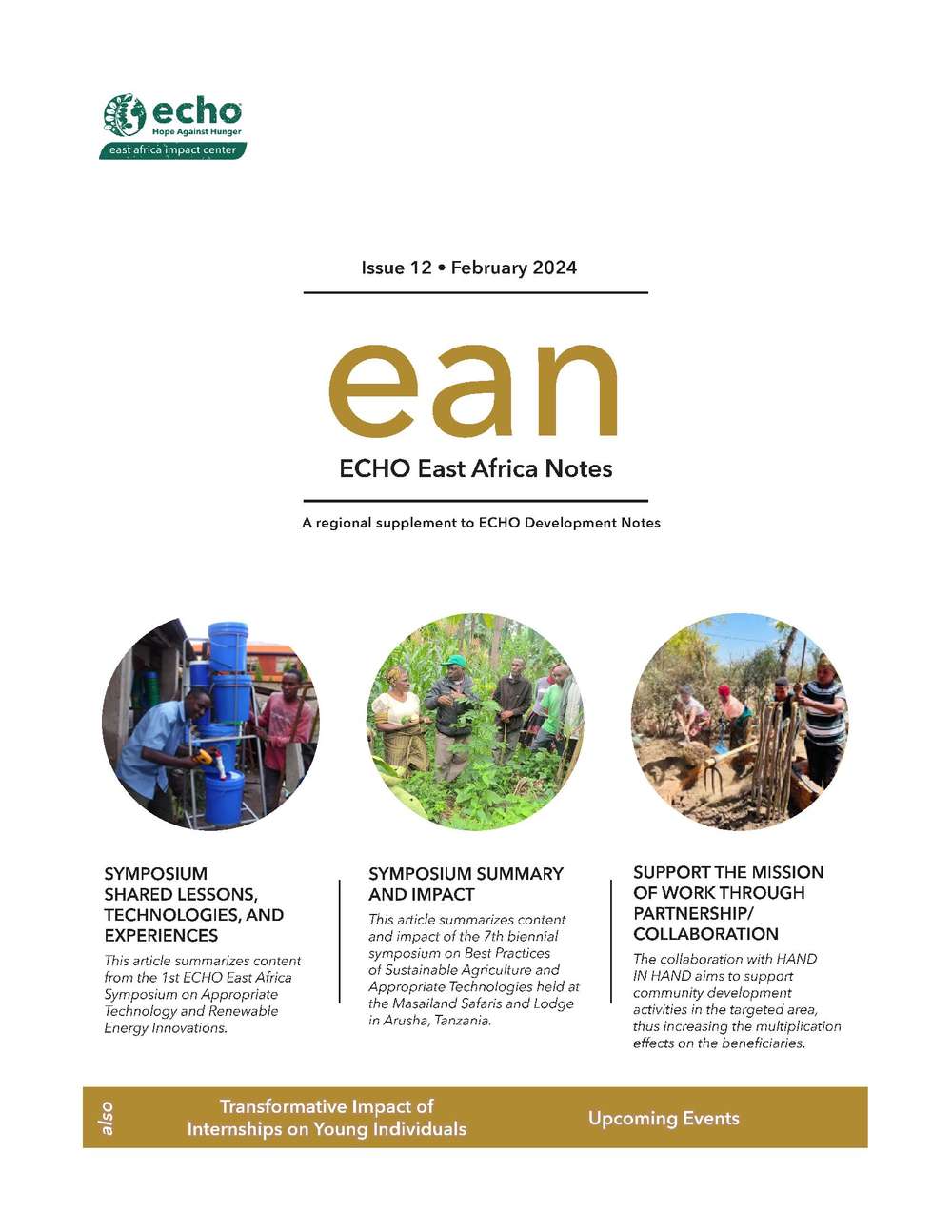 ECHO East Africa Notes | ECHOcommunity.org