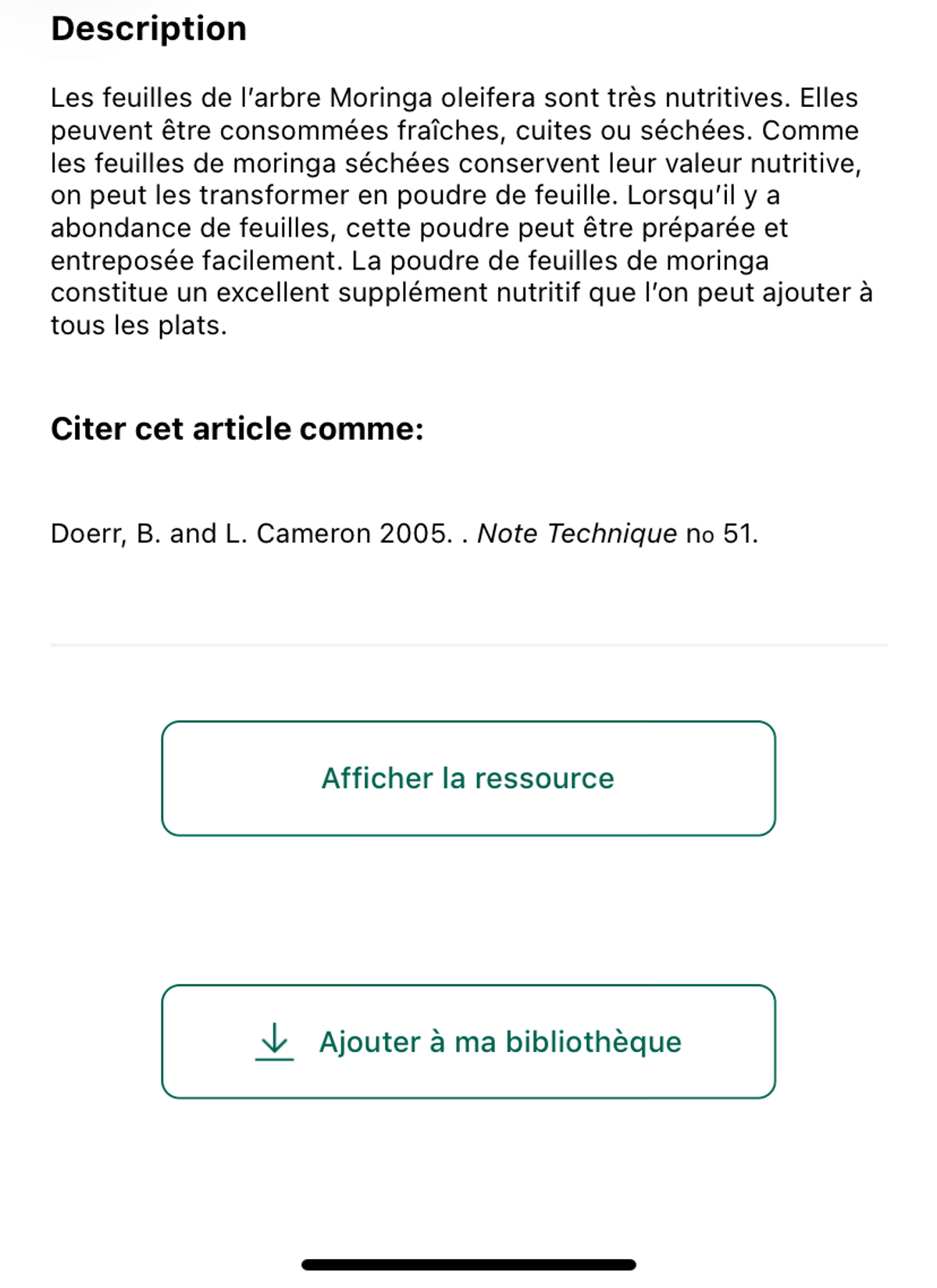 EC App French view resource