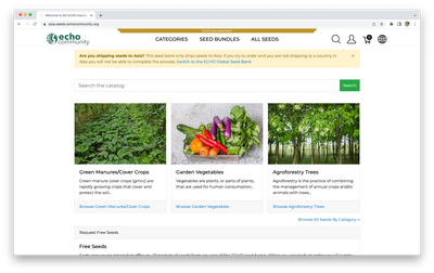 Service Spotlight: ECHO Asia Seed Bank