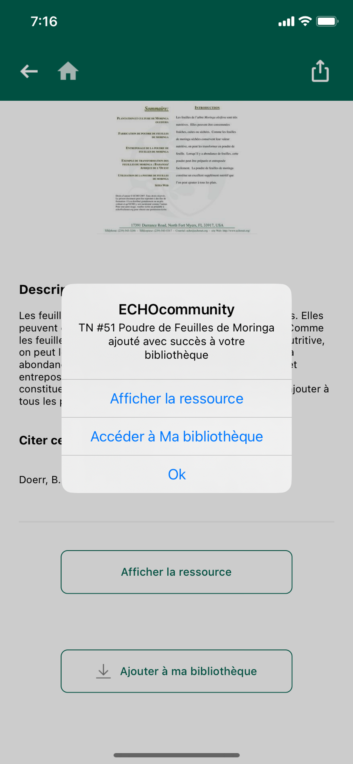 EC App French successfully added