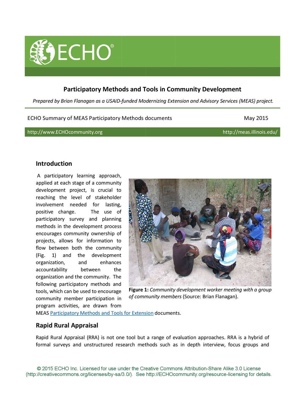 ECHO Summaries | ECHOcommunity.org