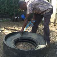 Tire Garden Step 1