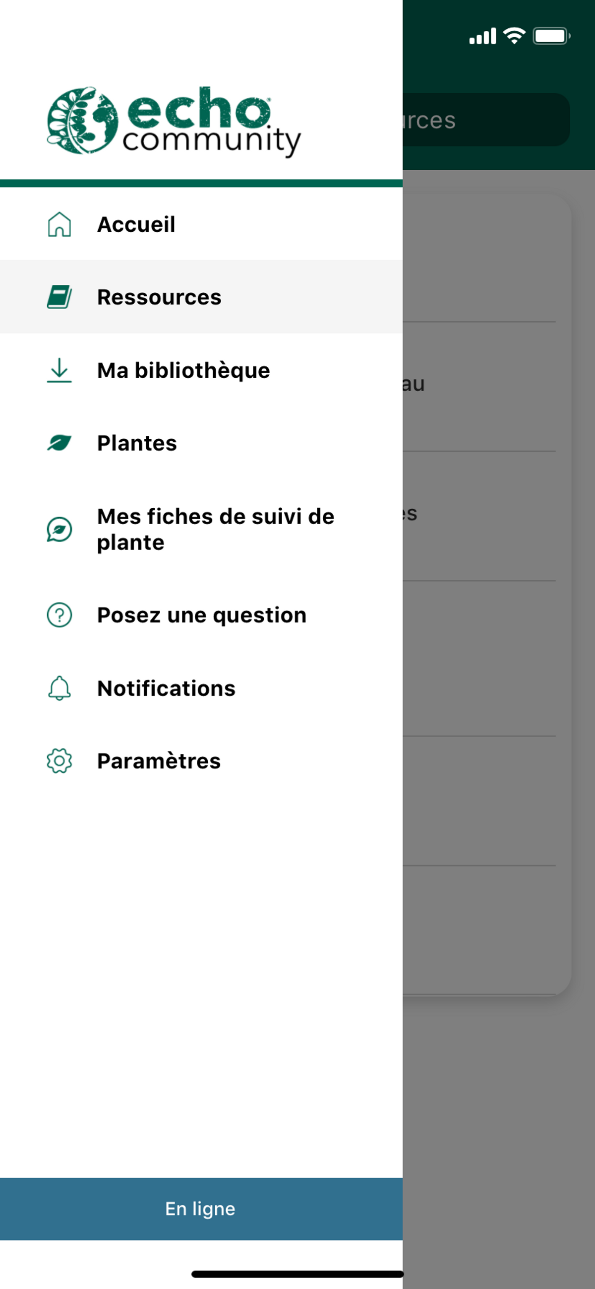 EC App French list