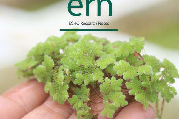 ECHO Research Notes Volume 3 | ECHOcommunity.org