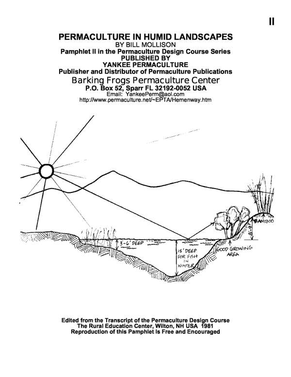 Permaculture in Humid Landscapes | ECHOcommunity.org