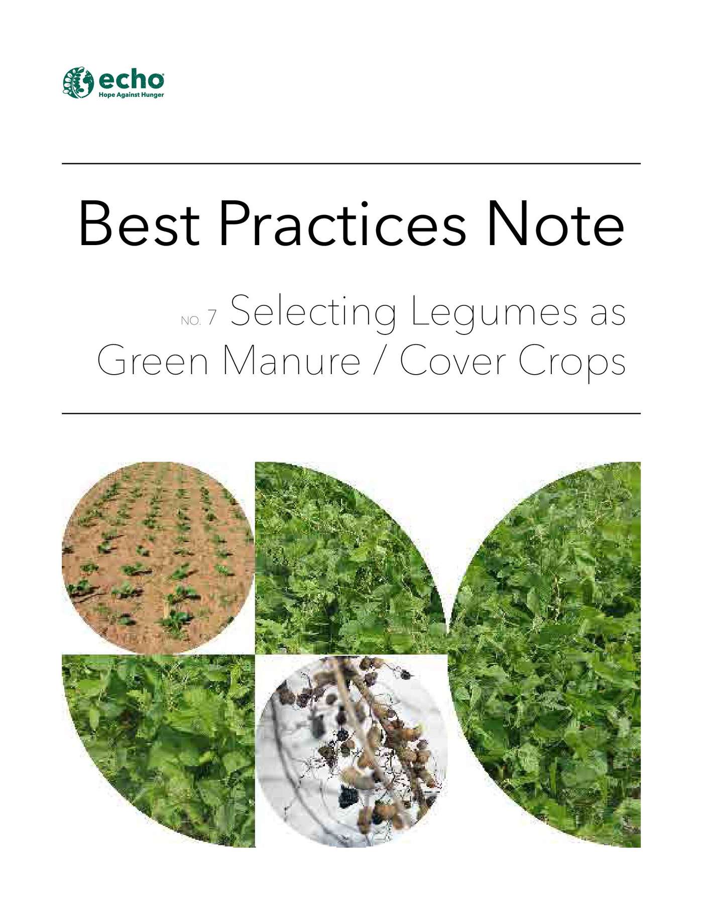 ECHO Best Practice Notes | ECHOcommunity.org