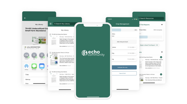 Latest news about the ECHOcommunity Mobile App