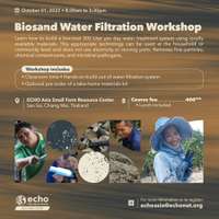 Biosand Water Filtration Workshop 1Oct2022