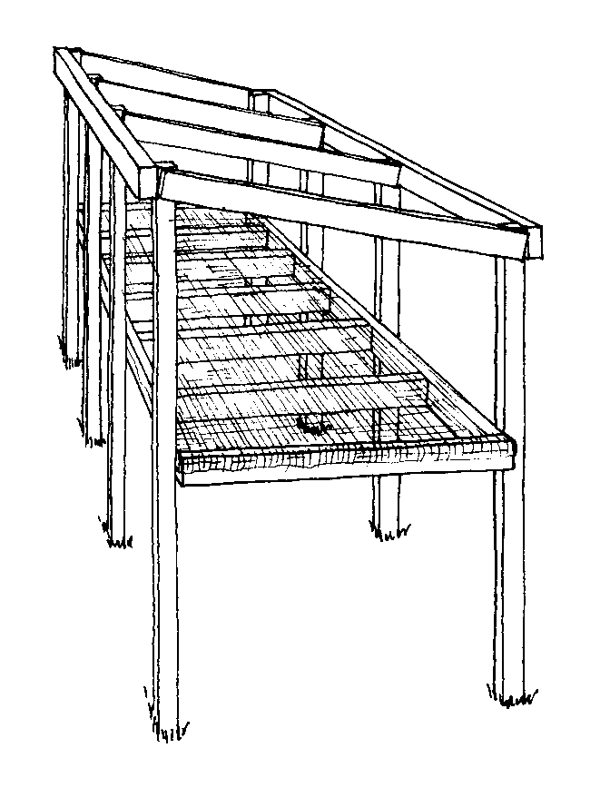 Conejera de Madera con Malla: Capacidad para 1-2 Conejos