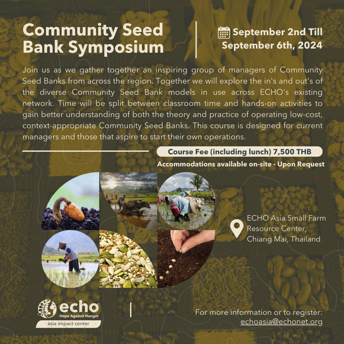 ECHO Asia Community Seed Bank Symposium_September 2024_Event Flier