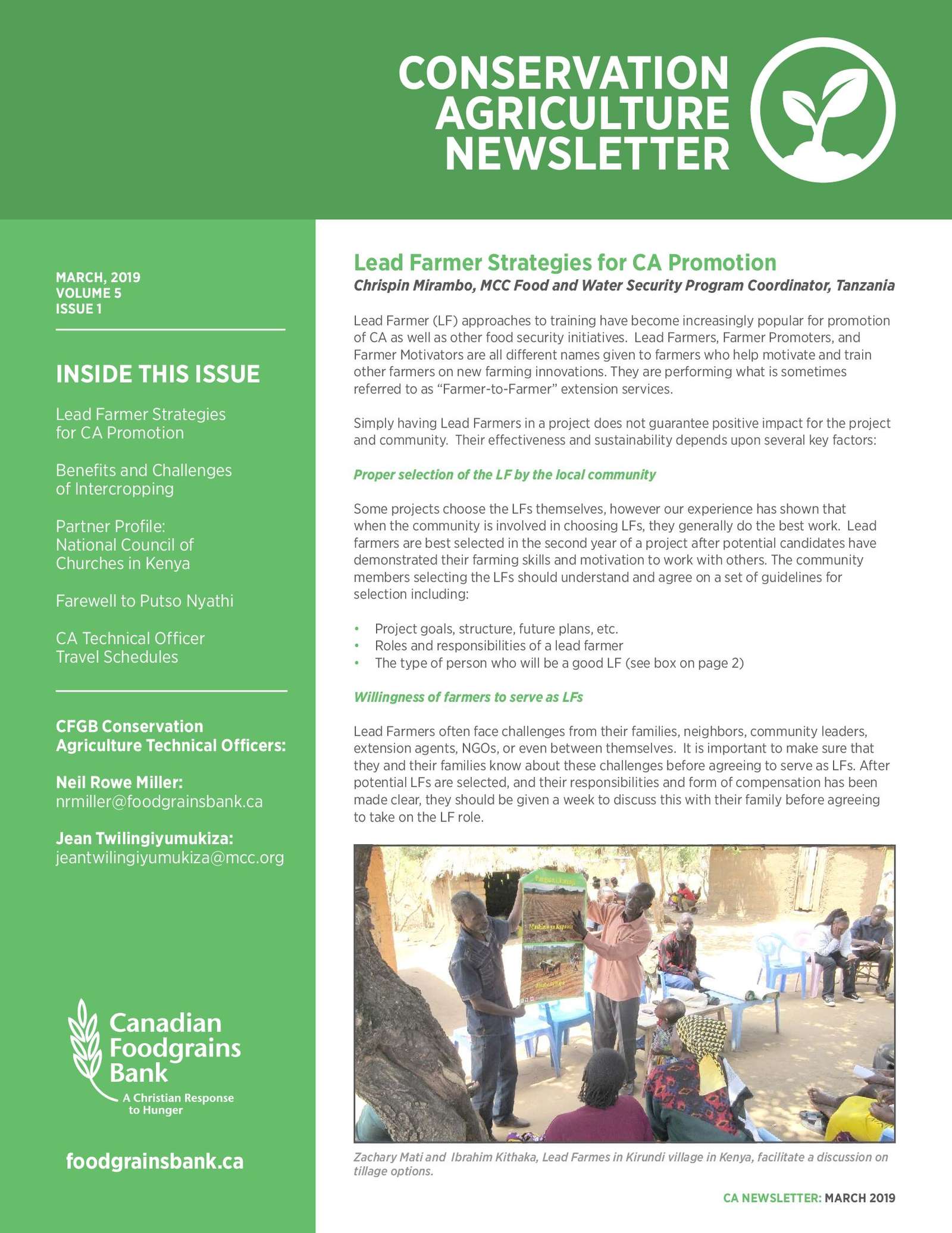 CFGB CA News Volume 5 Issue 1 - March 2019 | ECHOcommunity.org