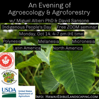 Agroecology and Agroforestry webinar flier 2024_2