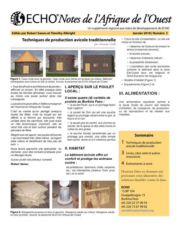 ECHO Notes de l'Afrique de l'Ouest Numéro 2 | ECHOcommunity.org