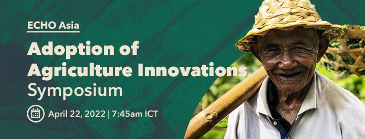 ECHO Asia Adoption of Agriculture Innovations Symposium Header