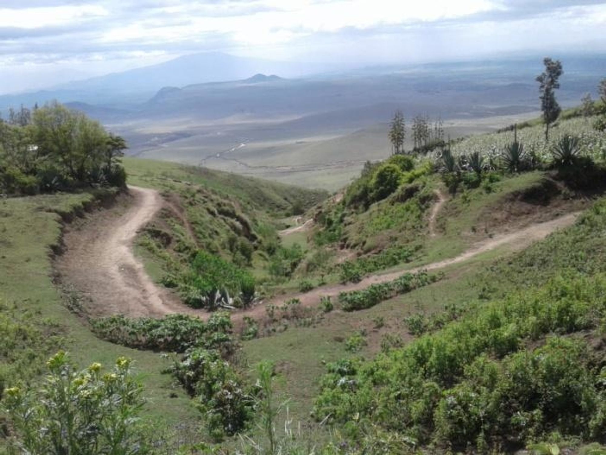 A deep ravine in Tanzania