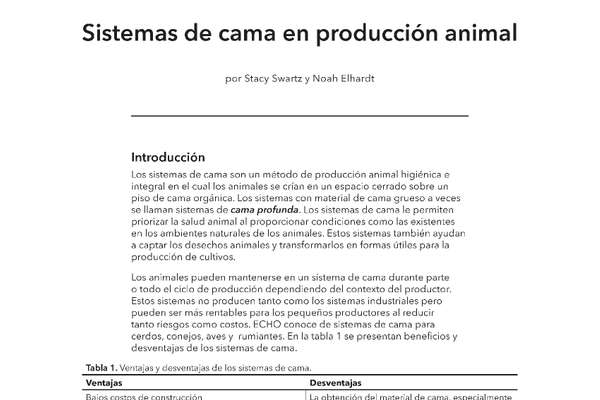 Systèmes de litière pour la production animale