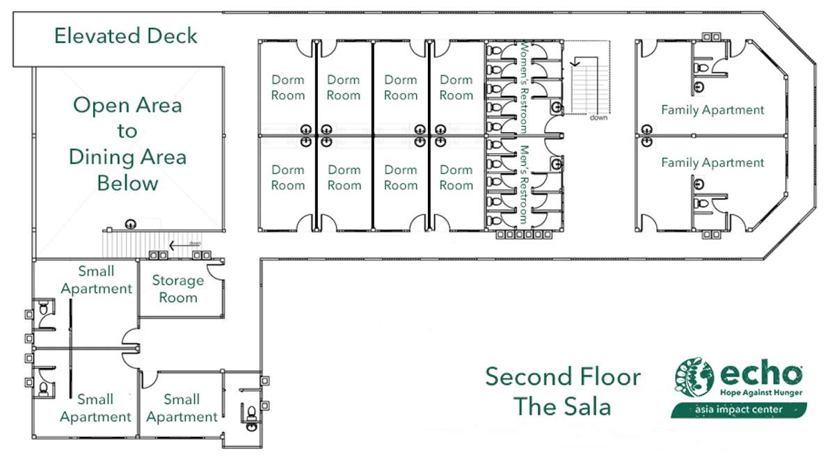 Sala Second Floor Layout