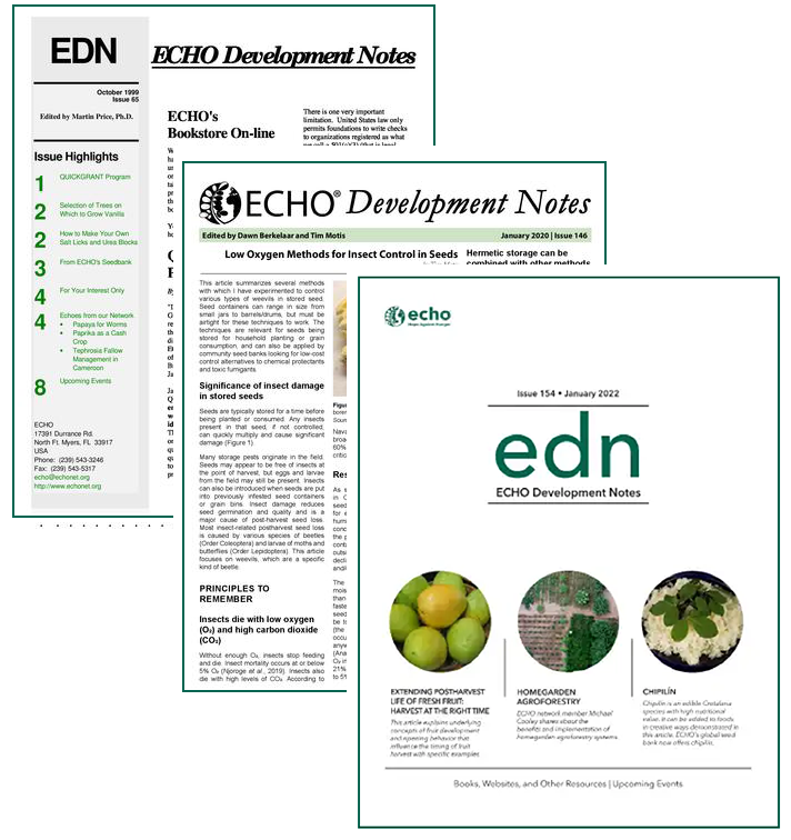 40th Anniversary of ECHO Development Notes