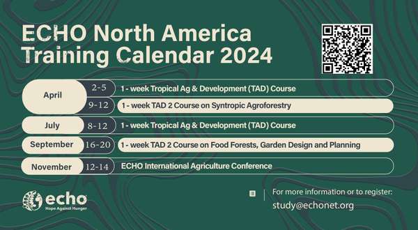 ECHO North America Regional Impact Center 2024 Training Calendar 