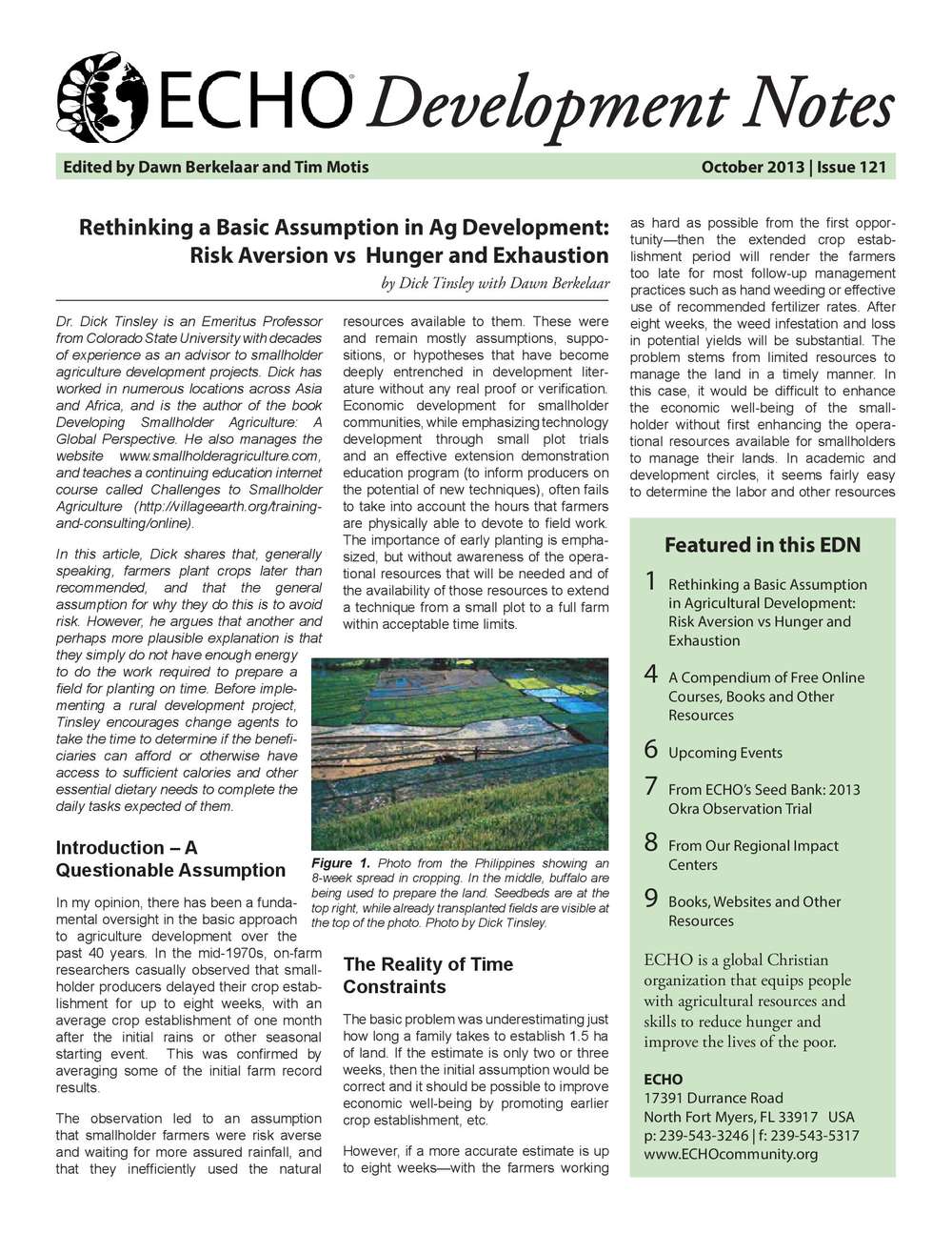 EDN Issue #121 | ECHOcommunity.org
