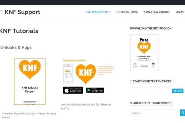 KNF Support Tutorials | ECHOcommunity.org