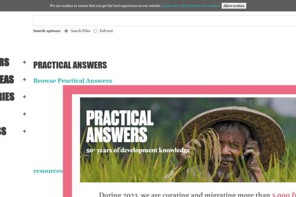 App: Practical Action Mobile | ECHOcommunity.org