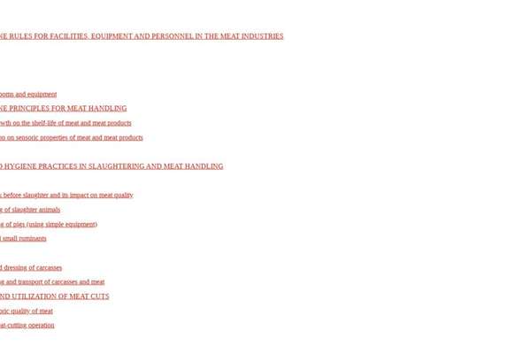 Guidelines for slaughtering, meat cutting and further processing ...