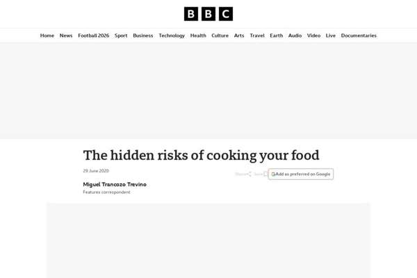The hidden risks of cooking your food | ECHOcommunity.org